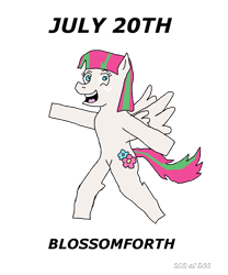 Size: 1000x1200 | Tagged: safe, artist:eunos, blossomforth, pegasus, semi-anthro, g4, arm hooves, digital art, female, simple background, smiling, solo, transparent background