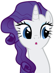Size: 783x1042 | Tagged: safe, artist:sollace, derpibooru exclusive, rarity, pony, unicorn, g4, suited for success, .svg available, :o, cute, female, messy mane, open mouth, raribetes, show accurate, simple background, solo, svg, transparent background, vector