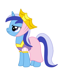 Size: 1275x1650 | Tagged: safe, artist:third uncle, minuette, pony, unicorn, g4, hearth's warming eve (episode), background pony, clothes, costume, crown, female, hearth's warming eve, jewelry, mare, regalia, simple background, transparent background, unicorn tribe
