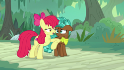 Size: 1920x1080 | Tagged: safe, screencap, apple bloom, spur, g4, growing up is hard to do, older, older apple bloom