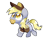 Size: 2560x2048 | Tagged: safe, artist:sugar morning, derpy hooves, pegasus, pony, g4, cap, clothes, cute, derpabetes, female, food, hat, high res, mail, mailbag, mailmare, mailpony, muffin, simple background, solo, transparent background