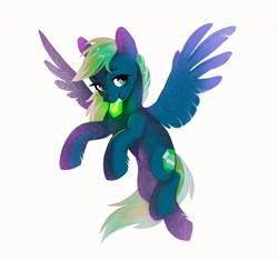 Size: 2048x1924 | Tagged: safe, artist:dearmary, oc, oc only, pegasus, pony, gem, mouth hold, solo