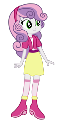 Size: 2747x5127 | Tagged: safe, artist:gmaplay, sweetie belle, equestria girls, g4, female, simple background, solo, transparent background