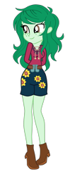 Size: 917x2100 | Tagged: safe, artist:gmaplay, wallflower blush, equestria girls, g4, my little pony equestria girls: better together, cute, female, flowerbetes, music festival outfit, simple background, solo, transparent background