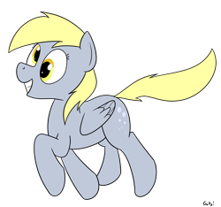 Size: 1609x1507 | Tagged: safe, artist:rapidstrike, derpy hooves, pegasus, pony, g4, female, mare, simple background, solo, transparent background