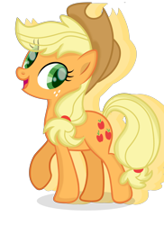 Size: 2864x3935 | Tagged: safe, artist:appleyiming, applejack, earth pony, pony, g4, cute, female, high res, jackabetes, simple background, solo, transparent background