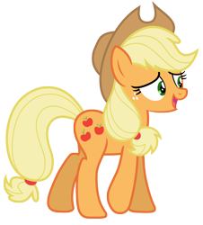 Size: 5889x6513 | Tagged: safe, artist:estories, applejack, earth pony, pony, g4, applejack's hat, cowboy hat, female, hat, mare, simple background, solo, stetson, transparent background, vector