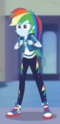 Size: 206x421 | Tagged: safe, screencap, rainbow dash, equestria girls, g4, my little pony equestria girls: better together, run to break free, cropped, cute, dashabetes, female, solo