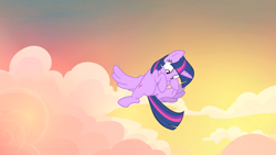 Size: 1920x1080 | Tagged: safe, screencap, twilight sparkle, alicorn, pony, g4, three's a crowd, cute, female, flying, mare, solo, twiabetes, twilight sparkle (alicorn)