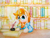 Size: 1920x1440 | Tagged: safe, artist:stardust0130, sunburst, pony, unicorn, g4, book, bookshelf, carrot, crystal, cute, eating, food, glasses, herbivore, inkwell, magic, male, quill, scroll, solo, stallion, studying, sunbetes