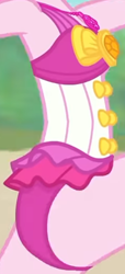 Size: 672x1471 | Tagged: safe, screencap, pinkie pie, equestria girls, equestria girls series, forgotten friendship, armpits, ass, balloonbutt, breasts, butt, butt shot, clothes, cropped, female, frilled swimsuit, geode of sugar bombs, head out of frame, jewelry, magical geodes, necklace, one-piece swimsuit, pictures of butts, pinkie pie swimsuit, sideboob, solo, swimsuit
