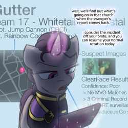 Size: 800x800 | Tagged: safe, artist:captainhoers, oc, oc only, oc:atom smasher, cyborg, pegasus, pony, unicorn, the sunjackers, cyberpunk, female, mare