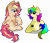 Size: 8500x7350 | Tagged: safe, artist:rainbowtashie, oc, oc:queen motherly morning, oc:rainbow tashie, alicorn, earth pony, pony, alicorn oc, alicorn princess, butt, commissioner:bigonionbean, cowboy hat, cutie mark, extra thicc, female, flank, fusion, fusion:applejack, fusion:pinkie pie, fusion:rainbow dash, fusion:sunset shimmer, hairband, hat, horn, mare, nintendo 64, plot, ponytail, simple background, stetson, transparent background, wings, writer:bigonionbean