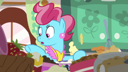 Size: 1920x1080 | Tagged: safe, screencap, cup cake, earth pony, pony, g4, the big mac question, female, solo