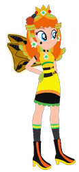 Size: 294x633 | Tagged: safe, artist:selenaede, artist:user15432, fairy, human, equestria girls, g4, barely eqg related, base used, boots, clothes, costume, crossover, crown, ear piercing, earring, equestria girls style, equestria girls-ified, fairy wings, fairyized, fingerless gloves, gloves, glowing, glowing wings, halloween, halloween costume, hallowinx, hand on hip, headband, high heel boots, high heels, holiday, jewelry, nintendo, piercing, princess daisy, rainbow s.r.l, regalia, shoes, simple background, solo, sparkly wings, super mario bros., transparent background, wings, winx, winx club, winxified, yellow dress, yellow wings