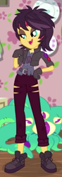 Size: 203x576 | Tagged: safe, screencap, sunset shimmer, costume conundrum, costume conundrum: sunset shimmer, equestria girls, g4, my little pony equestria girls: better together, converse, cropped, female, shoes, solo, vampire shimmer