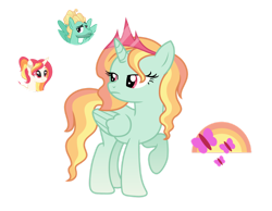 Size: 1280x991 | Tagged: safe, artist:tenderrain-art, zephyr breeze, oc, alicorn, pony, g4, crown, female, jewelry, mare, regalia, simple background, transparent background