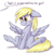 Size: 1759x1747 | Tagged: safe, artist:datte-before-dawn, artist:dsp2003, derpy hooves, pegasus, pony, g4, :t, angry, bad pony, chest fluff, collaboration, cute, derpabetes, dialogue, ear fluff, ears back, female, frog (hoof), frown, glare, grumpy, madorable, mare, muffin, muffin denial, nose wrinkle, offscreen character, pure unfiltered evil, scrunchy face, simple background, sitting, solo, speech bubble, spread wings, that pony sure does love muffins, this will end in death, this will end in tears, this will end in tears and/or death, underhoof, white background, wings