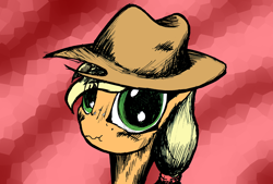 Size: 1826x1231 | Tagged: safe, artist:backgrounds-ponies, applejack, earth pony, pony, g4, female, mare, solo