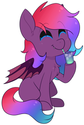 Size: 1676x2488 | Tagged: safe, artist:jetjetj, part of a set, oc, oc only, bat pony, pony, chibi, commission, cute, female, mare, simple background, solo, transparent background, ych result