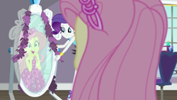 Size: 1920x1080 | Tagged: safe, screencap, fluttershy, rarity, costume conundrum, costume conundrum: rarity, equestria girls, g4, my little pony equestria girls: better together, female