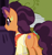 Size: 1124x1203 | Tagged: safe, screencap, saffron masala, pony, unicorn, g4, spice up your life, butt, clothes, cropped, female, magic, mare, plot, shirt, solo