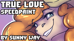 Size: 1280x720 | Tagged: safe, artist:sunny way, bright mac, pear butter, earth pony, anthro, g4, cute, fanart, female, general, hug, love, male, mare, misleading thumbnail, patreon, patreon reward, romeo and juliet, ship:brightbutter, shipping, smiling, speedpaint, stallion, straight, true love, video