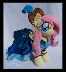 Size: 1532x1676 | Tagged: safe, artist:calusariac, fluttershy, pony, g4, clothes, dress, irl, photo, pirate fluttershy, plushie, solo