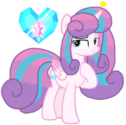 Size: 1074x1059 | Tagged: safe, artist:徐詩珮, princess flurry heart, bubbleverse, g4, next generation, older, older flurry heart, simple background, transparent background