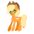 Size: 1080x1080 | Tagged: safe, applejack, earth pony, pony, g4, simple background, white background