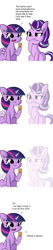 Size: 290x1370 | Tagged: safe, artist:tjpones edits, edit, edited edit, editor:darkhooves, starlight glimmer, twilight sparkle, alicorn, pony, unicorn, g4, comic, crossing the line twice, fading, hallucination, medication, meme, my homie jerome, pills, ponified meme, schizophrenia, trixie's pills, twilight sparkle (alicorn), unicorn twilight