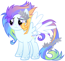 Size: 3113x2942 | Tagged: safe, artist:rerorir, oc, oc only, pegasus, pony, seraph, female, high res, mare, multiple wings, simple background, solo, white background