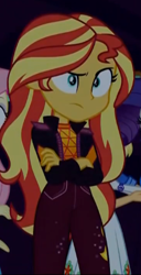 Size: 260x508 | Tagged: safe, screencap, sunset shimmer, equestria girls, equestria girls specials, g4, my little pony equestria girls: better together, my little pony equestria girls: sunset's backstage pass, cropped, crossed arms, female, solo focus