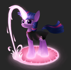 Size: 3024x2972 | Tagged: safe, artist:sheeppony, twilight sparkle, pony, g4, cape, clothes, female, high res, magic, solo