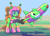 Size: 979x700 | Tagged: safe, artist:trackheadtherobopony, oc, oc only, oc:goldheart, pony, robot, robot pony, missile, pixel art, solo