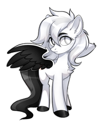 Size: 2000x2381 | Tagged: safe, artist:ls_skylight, oc, oc only, pegasus, pony, high res, simple background, solo, transparent background