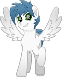 Size: 3653x4500 | Tagged: safe, artist:limedazzle, oc, oc only, oc:white quartz, pegasus, pony, male, movie accurate, show accurate, simple background, solo, stallion, transparent background