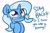 Size: 1920x1253 | Tagged: dead source, safe, artist:php142, trixie, pony, unicorn, g4, cute, diatrixes, ear fluff, female, hnnng, kimjoman is trying to murder us, looking up, magic wand, mare, mouth hold, nom, simple background, smiling, solo, text, threat, wand, weapons-grade cute, white background