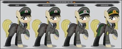 Size: 1280x512 | Tagged: safe, artist:brony-works, oc, oc only, earth pony, pony, clothes, east germany, female, mare, solo, uniform