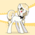 Size: 4000x4000 | Tagged: safe, artist:bonpikabon, demon, demon pony, earth pony, pony, blank flank, bowtie, charlie morningstar, colored sclera, crossover, female, hazbin hotel, hellaverse, hellborn, mare, ponified, princess, princess of hell, solo, that's entertainment