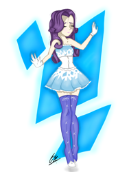 Size: 768x1024 | Tagged: safe, artist:catcor, rarity, human, g4, cutie mark background, female, humanized, solo