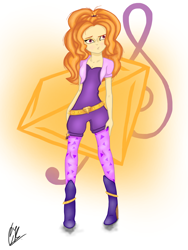 Size: 1536x2048 | Tagged: safe, artist:catcor, adagio dazzle, equestria girls, g4, blushing, female, solo