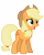 Size: 5465x6799 | Tagged: safe, artist:estories, applejack, earth pony, pony, g4, absurd resolution, female, hat, simple background, solo, transparent background, vector