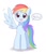 Size: 2788x3261 | Tagged: safe, artist:ginmaruxx, rainbow dash, pegasus, pony, g4, adventure in the comments, blushing, cute, daaaaaaaaaaaw, dashabetes, dialogue, feathered wings, featured image, female, folded wing, ginmaruxx is trying to murder us, greeting, hello, hello in the comments, high res, hnnng, looking at you, mare, open mouth, simple background, soft color, solo, speech bubble, spread wings, waving, weapons-grade cute, white background, wing gesture, wing hands, wing wave, wings