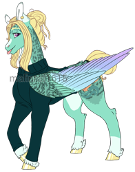 Size: 678x864 | Tagged: safe, artist:malinraf1615, zephyr breeze, pegasus, pony, g4, :p, alternate hairstyle, clothes, ear piercing, earring, headcanon, jewelry, male, markings, piercing, raised hoof, redesign, simple background, solo, stallion, sweater, tongue out, transparent background, unshorn fetlocks