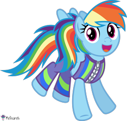 Size: 4206x4000 | Tagged: safe, artist:melisareb, rainbow dash, pegasus, pony, .svg available, absurd resolution, alternate hairstyle, buckball fan gear rainbow dash, buckball uniform, clothes, cute, dashabetes, female, flying, gameloft, gameloft interpretation, jacket, looking at you, mare, pants, ponytail, simple background, solo, sports bra, sweatpants, transparent background, vector, wings