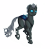Size: 4238x4179 | Tagged: safe, artist:0silverstardust0, oc, oc only, oc:tectus ignis, changeling, simple background, solo, transparent background