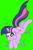 Size: 744x1140 | Tagged: safe, artist:scinstigator, artist:scintillant-h, twilight sparkle, pony, unicorn, g4, bubble, female, floppy ears, green background, mare, puffy cheeks, simple background, solo, swimming, unicorn twilight