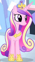 Size: 638x1131 | Tagged: safe, screencap, princess cadance, alicorn, pony, equestria games (episode), g4, cropped, crown, female, jewelry, mare, regalia, solo, tiara