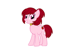 Size: 480x360 | Tagged: safe, alternate version, artist:sleepykoinu, oc, oc only, earth pony, pony, base used, earth pony oc, grin, simple background, smiling, solo, white background